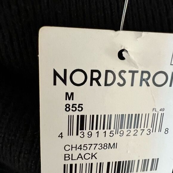 CHELSEA28 Cold Shoulder Sweater Dress In Black size M NWT - Picture 8 of 11